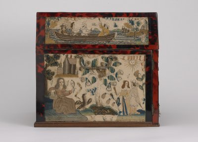 Bestickte Schatulle, ca. 1660 von English School
