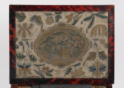 Bestickte Schatulle, ca. 1660 von English School