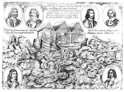 Englands Arche gesichert und die Feinde des Parlaments und Königreichs überwältigt, 1645-46 von English School