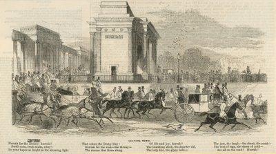 Epsom-Rennen: Verlassen der Stadt von English School