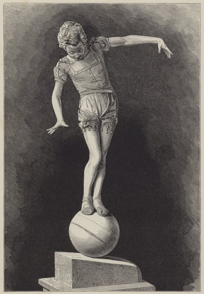 Gleichgewicht, von der Statue von Signor Ettore Ximenes von English School