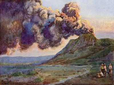 Ausbruch des Mount Bromo, Java, Indonesien von English School