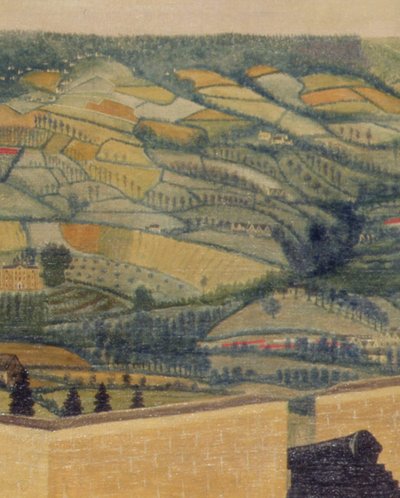 Weitläufige Landschaft von Rodborough Fort aus gesehen, ca. 1764 (Detail) von English School
