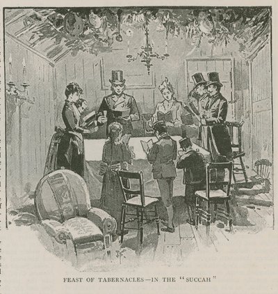 Laubhüttenfest - in der Sukka von English School