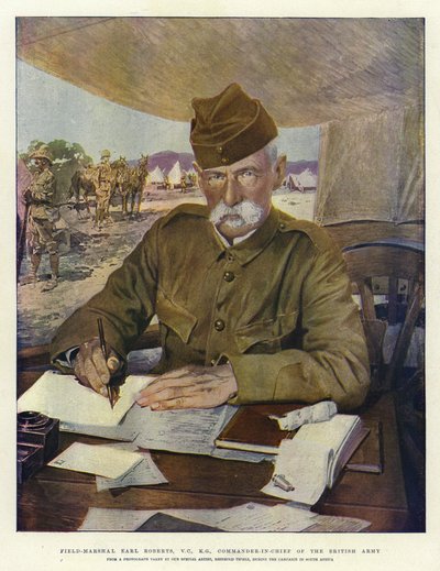 Feldmarschall Earl Roberts, VC, KG, Oberbefehlshaber der britischen Armee von English School
