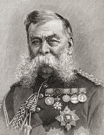 Feldmarschall Sir John Linthorn Arabin Simmons von English School