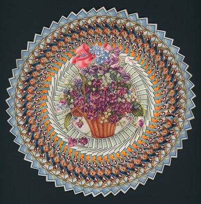 Blume aus alten Zigarettenschachteln von English School