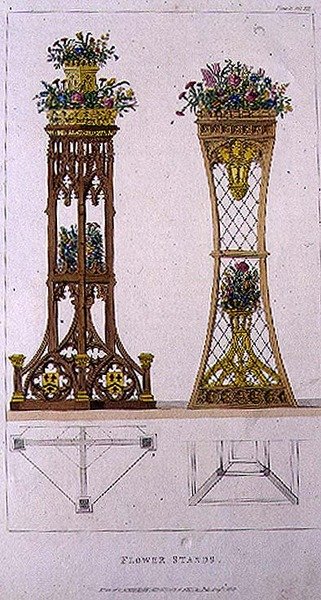 Blumenständer, Tafel 163 aus Ackermann