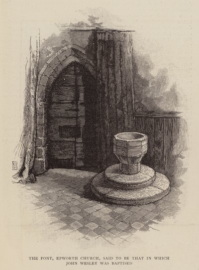 Taufbecken in St. Andrew