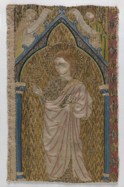 Fragment eines Orphreys von English School