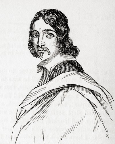 Francis Moore, britischer Arzt und Astrologe, aus Old England: A Pictorial Museum, veröffentlicht 1847 von English School