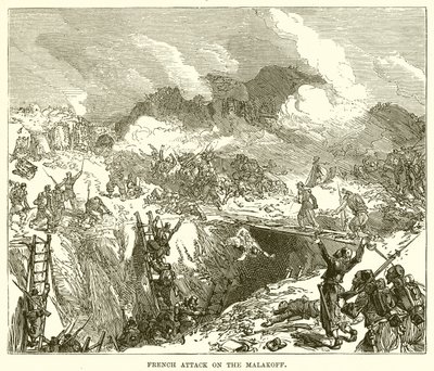 Französischer Angriff auf den Malakoff von English School