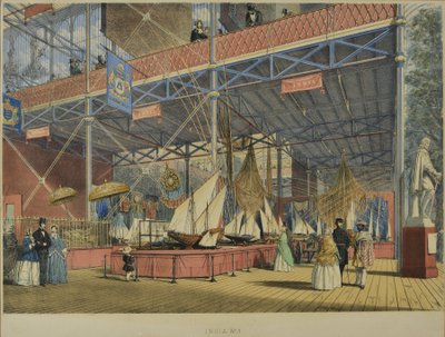 Aus "Dickinsons umfassende Bilder der Großen Ausstellung von 1851", veröffentlicht 1854 Indien Nr. 3, 1854 von English School
