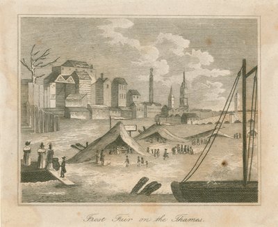 Frostmesse von 1814 von English School