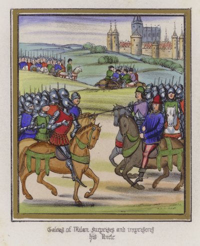 Galeas von Mailand überrascht und verhaftet seinen Onkel von English School