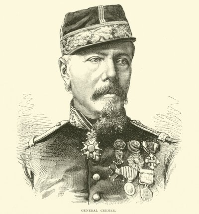 General Cremer, Oktober 1870 von English School
