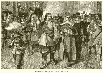 General Monk betritt London von English School