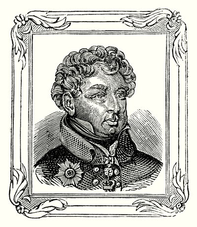 George Augustus Frederick IV, Sohn von George III, geboren am 12. August 1762; proklamiert am 31. Januar 1820; und gekrönt am 19. Juli 1821 (Stich) von English School