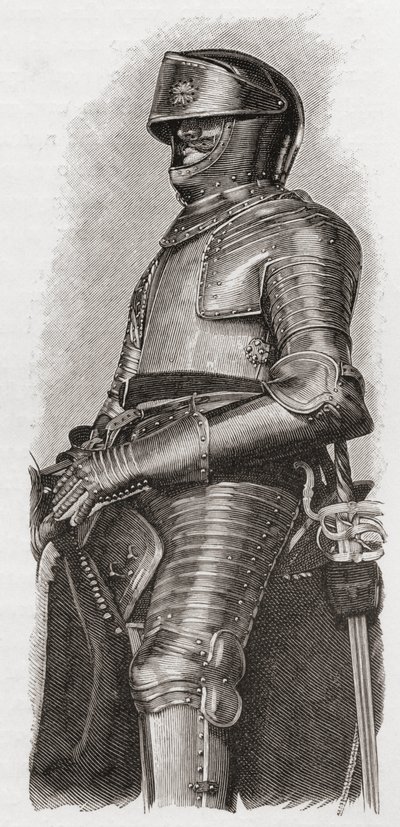 Vergoldete Rüstung, die Karl I. von der Stadt London geschenkt wurde, aus 