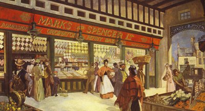 Grainger Market Hall Bazaar Newcastle, existiert noch in seiner ursprünglichen Form, 1895 von English School