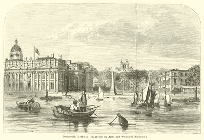 Greenwich Hospital, ein Heim für alte und verwundete Seeleute von English School