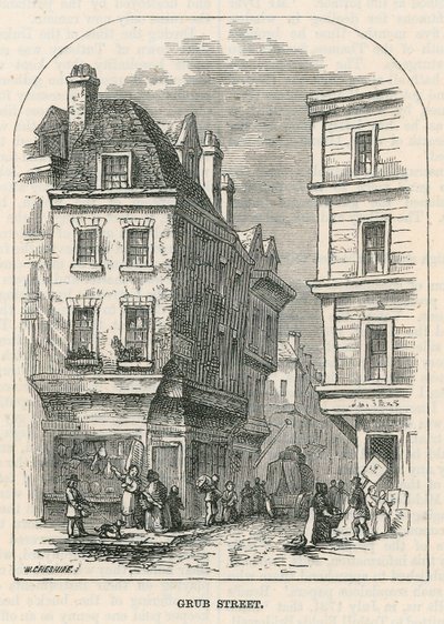 Grub Street, London von English School