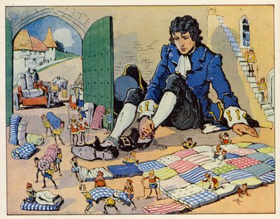 Gullivers Reisen: Der Kaiser ließ ihm ein Bett machen von English School