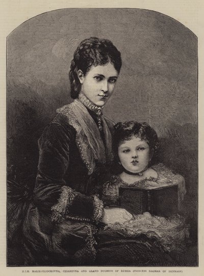HIH Marie-Feodorovna, Zesarewna und Großherzogin von Russland, Prinzessin Dagmar von Dänemark von English School