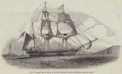 HMS "Plover," gesandt zur Suche nach Sir John Franklins Arktis-Expedition von English School