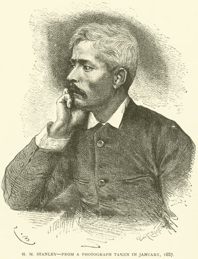 H M Stanley, von einem Foto aufgenommen im Januar von English School