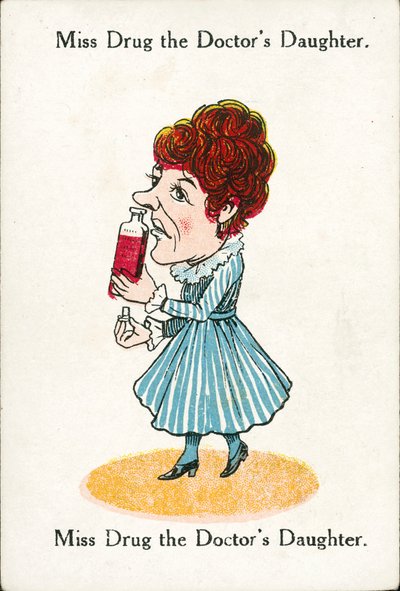 Glückliche Familien, ca. 1920: Miss Drug, die Tochter des Arztes von English School
