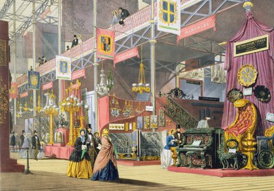 Hardware- und Holzschnitzmaschinen, auf der Großen Ausstellung von 1851, aus Dickinsons Comprehensive Pictures von English School