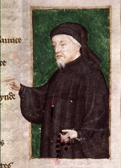 Porträt von Chaucer, aus dem Gedicht 