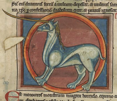 Monoceros mit einem großen Horn, aus einem 