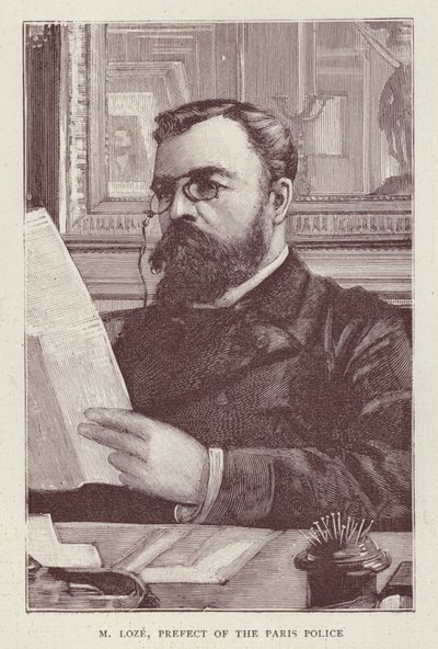 Henri Loze, französischer Politiker und Polizeipräfekt von Paris von English School