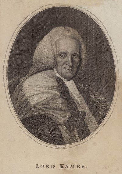 Henry Home, Lord Kames, schottischer Anwalt, Richter, Philosoph und Rechtshistoriker von English School