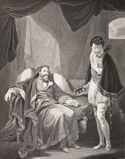 Heinrich IV. tadelt Prinz Heinrich, aus 