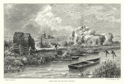 Holm Lode, im Moorland (Gravur) von English School