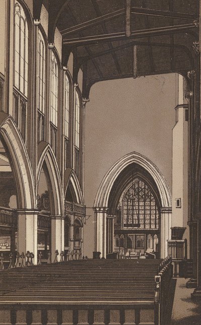 Holy Trinity Church, Stratford on Avon (Lithografie) von English School