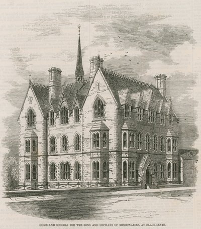 Heim und Schulen für die Söhne und Waisen von Missionaren von English School