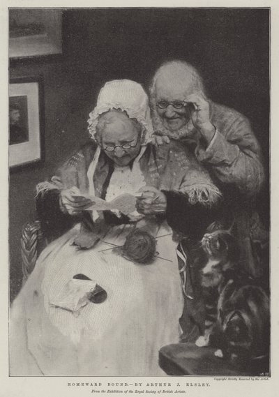 Heimwärts (Lithografie) von English School