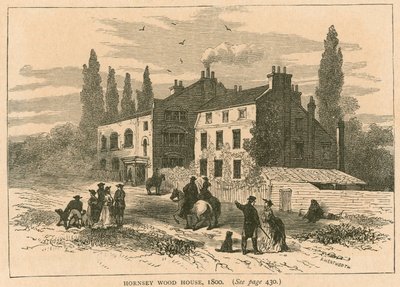 Hornsey Wood House, London, 1800 von English School