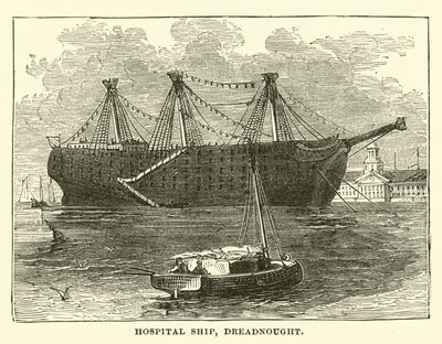 Hospitalschiff, Dreadnought von English School