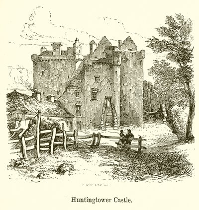 Huntingtower Castle von English School