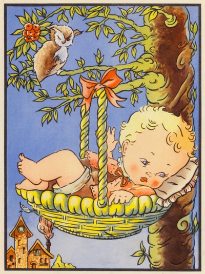 "Hush-a-Bye Baby auf der Baumspitze" von English School