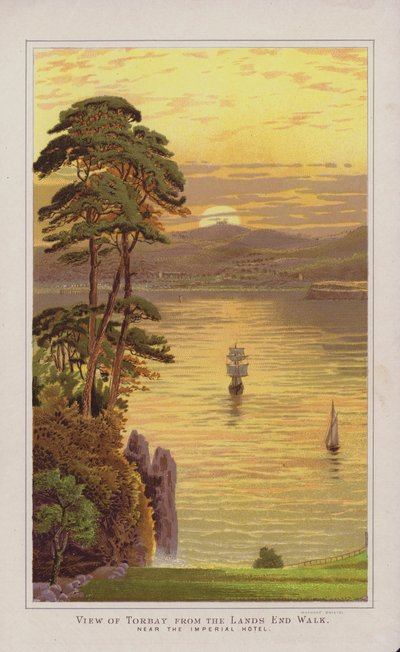 Illustration für den Führer nach Torquay von English School