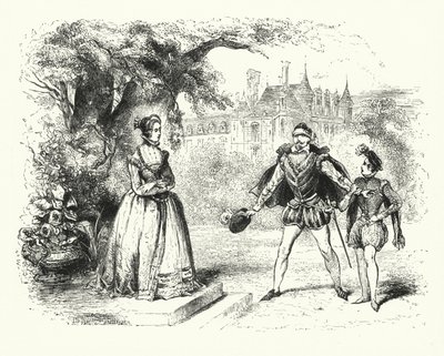 Illustration für Les Huguenots von Giacomo Meyerbeer von English School