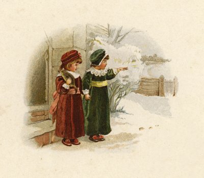 Illustration für Das Kommen des Weihnachtsmanns von English School