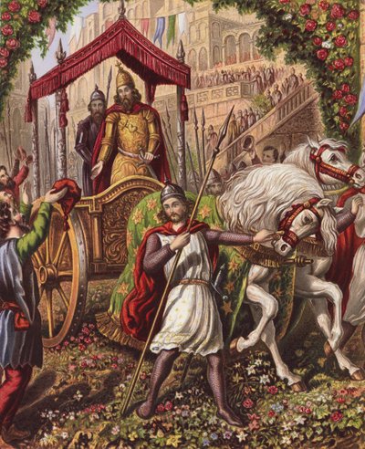 Illustration für Der Heilige Krieg von John Bunyan von English School