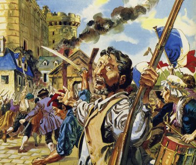 In Paris begann die Französische Revolution mit dem Sturm auf die Bastille von English School